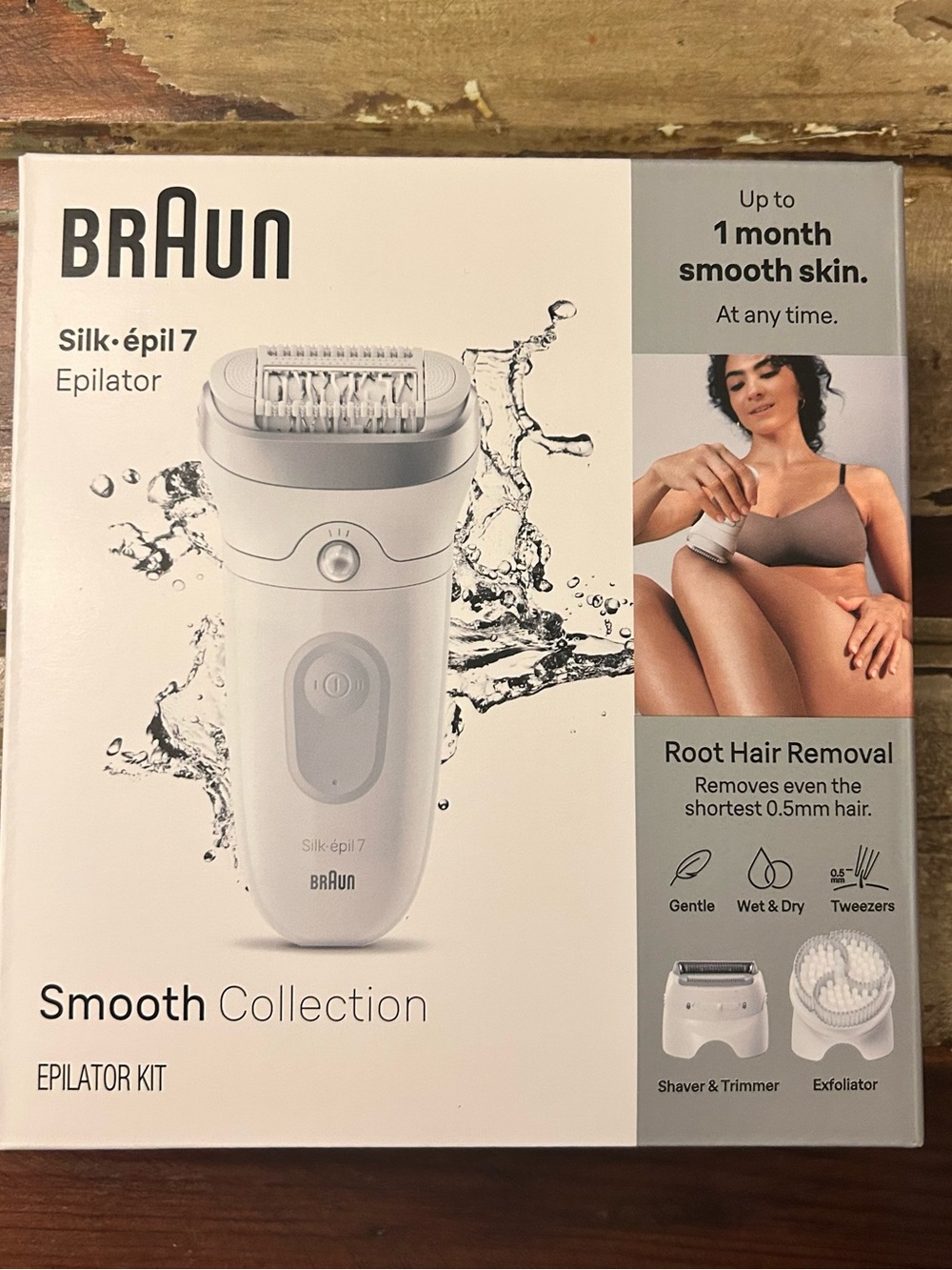 Braun Silk-épil 7 Epilator Kit - White